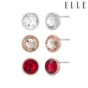 [엘르주얼리] 스와로브스키 심플 실버 귀걸이 ELSPEE335N