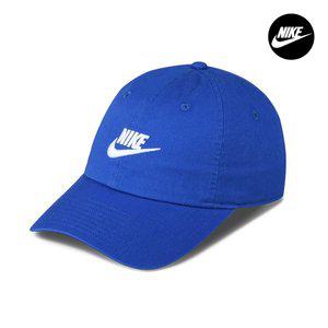 [나이키] NIKE 모자 언스트럭처드 퓨추라 워시드 여성 볼캡 로얄블루 FB5063-480