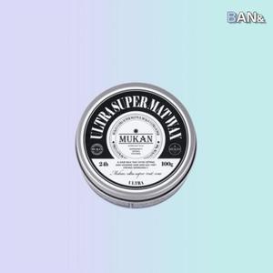 [기타] 무칸 울트라 슈퍼 매트 헤어 왁스 100g 남자 무광