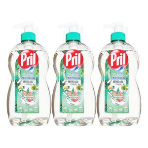 프릴 주방세제 본품 베이킹소다 그린 허브향 700mL x 3개
