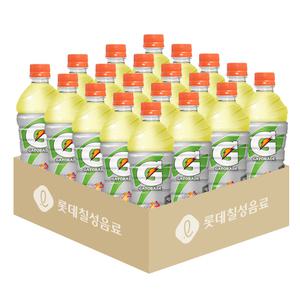 롯데칠성 게토레이 레몬 600ml PET 20개 스포츠 이온음료 갈증 해소