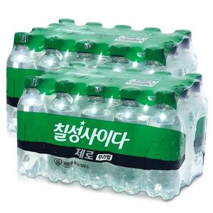 롯데칠성음료 칠성사이다 제로 무라벨 300ml 40개