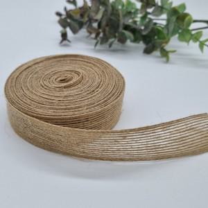 마끈 황마 공예 선물 리본 재료 2.5cm 포장 리본끈