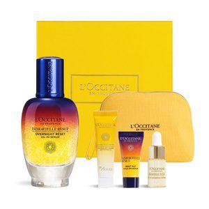 [록시땅](강남점)[기프트] 이모르뗄 오버나이트 리셋 오일 인 세럼 50ml (+스킨 케어 디럭스 3종+파우치)
