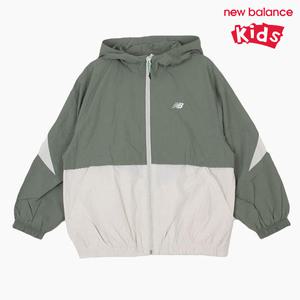 뉴발란스 키즈 후드형 우븐 바람막이 NK9AFB121U-49 바람막이 _