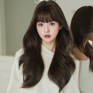 키라비 가발 여성 통가발 긴머리 웨이브 68cm KPE0449