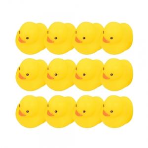 h37 오즈토이 목욕놀이 오리 5cm 12p dc098 물놀이 샤워 러버 애착 인형 소프트 덕