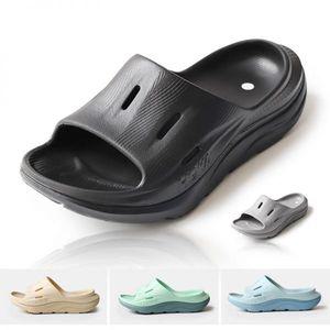 스팟 HOKA ONE 남녀 위안 슬리퍼 공용 오라 리커버리 슬라이드 3