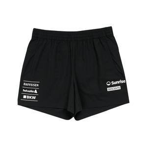 데상트 SWISS SKI 인스파이어드 경량 쇼츠 SP223EHP59BLK