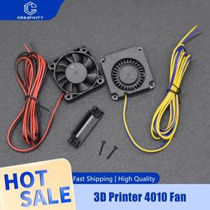 3D 프린터 팬 4010 팬 24v 검정색 플라스틱 압출기 냉각 팬 Ender3 V2 Ender3 / Ender3Pro CR10 3D 프린터