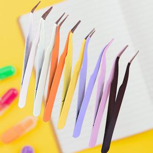 다꾸 커브형 스티커 핀셋 5색 다이어리 꾸미기 문구 용품 스크랩 북 데코레이션 아트 디자