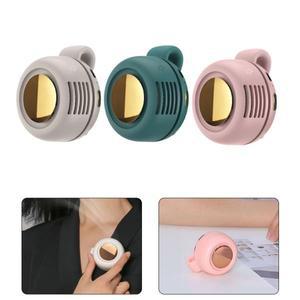 자동차 에어컨 선풍기 미니 360 ° 회전 허리 선풍기, USB 충전, 휴대용 무소음 전기 냉각 야외 캠핑 하이