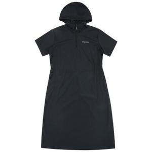 디스커버리 여성 프레시벤트 폴튼 경량 후드형 우븐 원피스 DWOP95053BKS