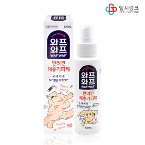 일동제약 와프와프 반려견 해충기피제 100ml 진드기 모기 해충 방지 퇴치 강아지 산책