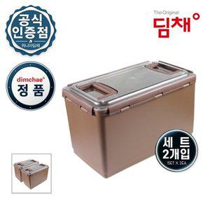 [딤채]정품 딤채 김치통 김치용기 WD002851 [18L x 2개]