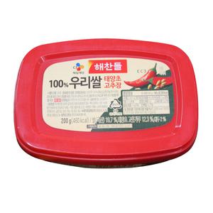 CJ 해찬들 우리쌀 태양초 고추장 200g 내벗