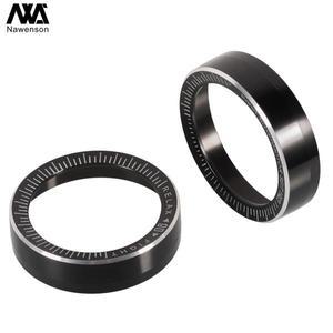 CNC 알루미늄 오토바이 속도계 베젤 게이지 링 타코미터 주행 거리계 트림 커버 R Nine T R9T - 2 개
