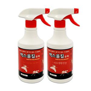 벅스올킬 유제 500ml 2개 / 거미 개미 빈대 벼룩 벌레 퇴치제 살충제