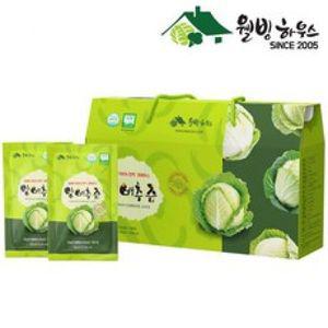 양배추즙의 원조 웰빙하우스 양배추즙 30팩 2.7L, 2개