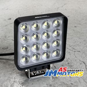 [6개월 AS 보증] LED 써치라이트 10~80V 화물차 작업등 후미등 안개등 / 64LED 프리미엄 확산형 (JMS-S1664F)