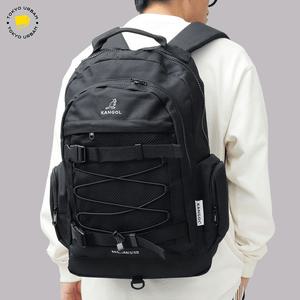캉골 데일리 백팩 블랙 빅사이즈 18L 중학생 고등학생 책가방 여행가방