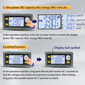 XY6020L CNC 가변 직류 안정화 전압 파워 서플라이 베이스 플레이트, 및 전류 스텝 다운 모듈
