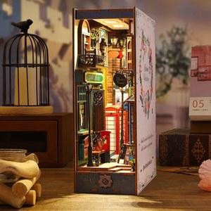 DIY 인형의 집 북엔드 섬 조립 모델 키트 인형 장난감 성인 3D 퍼즐 생일 선물
