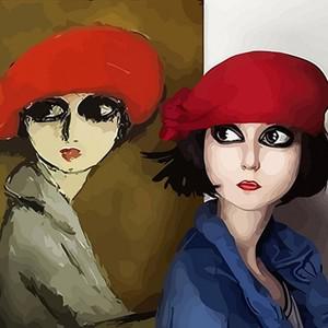 피포페인팅 A001 아메데오 모딜리아니 DIY명화그리기 DIY그림그리기 그림액자