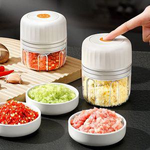 야채다지기 만능 이유식 마늘 무선 채소 양파 고기 분쇄기