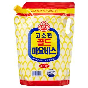 오뚜기 고소한 골드 마요네즈스파우트3.2k 4개 1박스