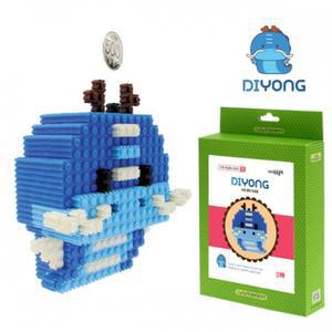 동물 나노블럭 디폼블럭 용 유아저금통 만들기 780pcs 아기 어르신공예 DIY