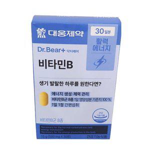 대웅제약 DR.BEAR+닥터베어 칼슘30일분 비타민D 뼈근육건강 30일분 뼈치아형성 신경근육기능