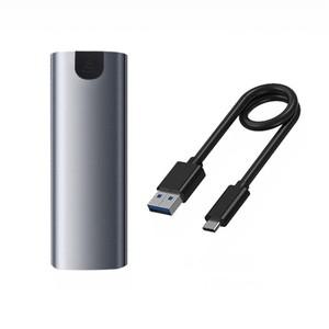 M.2 NVME PCIe NGFF SATA 듀얼 프로토콜 SSD 케이스, 10Gbps 2TB 외장 인클로저, USB C 타입 하드 디스크 3