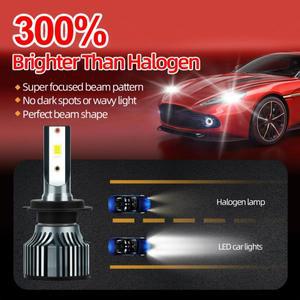 자동차 조명 Canbus LED 헤드라이트 전구 로우 빔 자동차 조명 볼보 호환 S40 2004 2011 6000K 화이트 12V