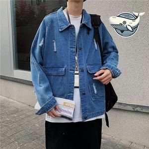 [라일리] Rly 빈티지 스타일 남성 청자켓 캐주얼 데님 자켓