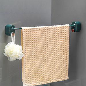 코너 접착식 벽면 수건걸이 48.5cm 그린주방 타올 소품 욕실 화장실