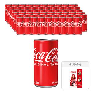 코카콜라 190ml, 60개 + 증정 (타임굿즈 포토엽서 스티커세트,주문시 100%  증정)