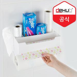 디허브 키친타올랙 280 거치대 접착식 부착식  밀착패드 키친타올걸이 주방타올 행주걸이 주방정리 랩 호일