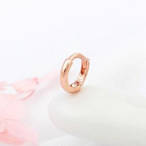 [미니아트] 14K GOLD 정품 로즈골드 심플 데일리 베이직 연골 심플링소 링 피어싱