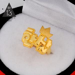 바이썰틴 한살이니셜 돌반지 3.75(1) 1.875(0.5) 아기순금 종로 백일 돌반지 3.75g 1.875g 카드결제 가능