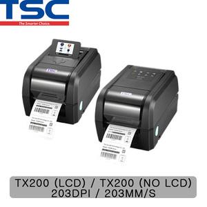 TSC TX200 LCD 감열/열전사 라벨 바코드 프린터 (203dpi)