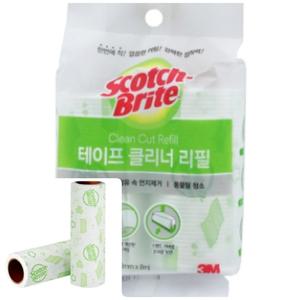 위월천 3M 테이프클리너 중형 리필 테이프크리너 리필용 먼지테이프 롤러테이프 고양이털