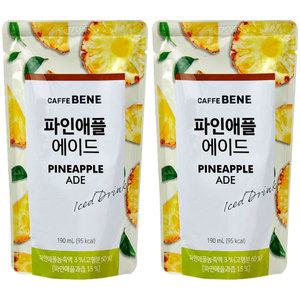 카페베네 파인애플에이드 190ml x 50팩
