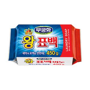 무궁화 왕표백비누 450g 4개
