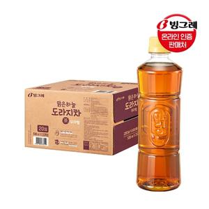 빙그레 맑은하늘 도라지차 500ml 20입 무라벨 차음료