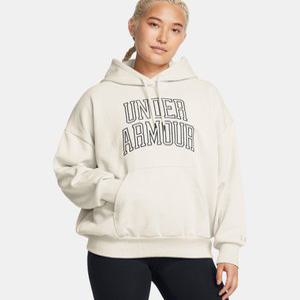 [언더아머 본사]Womens UA Icon Heavyweight Terry Oversized Hoodie1386494-110