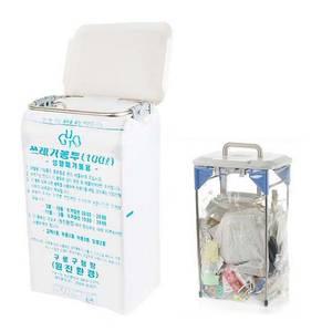 재활용품 분리수거함 쓰레기 종량제봉투 거치대 50L
