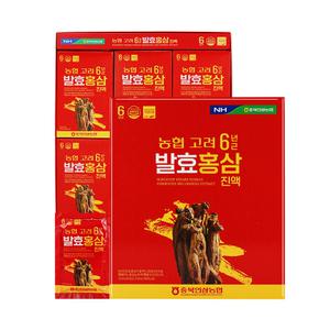 (유통기한 25.05.31)농협 고려6년근 발효홍삼진액 70ml x 30포 임박특가 25년 5월31일까지