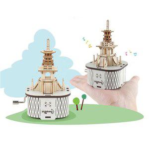 다보탑 만들기 모형 목재 수동 오르골 우드모형키트 조립 DIY 경주