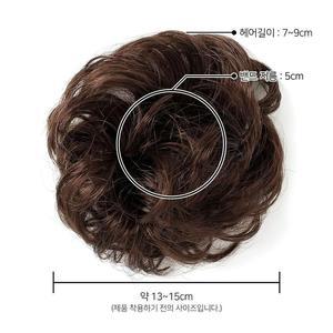[KGPQFUYS_4B]올림머리 부분가발 3p 곱창가발